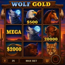 Kingmaker - Wolf Gold Slot Game - Money Respin Feature